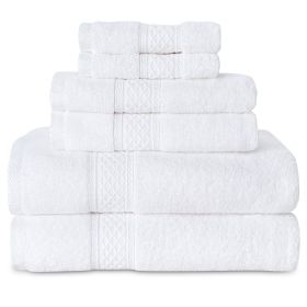 2 Bath Towels 2 Hand Towels 2 Washcloths, Highly Absorbent Towels for Bathroom, Gym, Hotel (White) 2 Bath Towels 2 Hand Towels 2 Washcloths, Highly Absorbent Towels for Bathroom, Gym, Hotel (White)